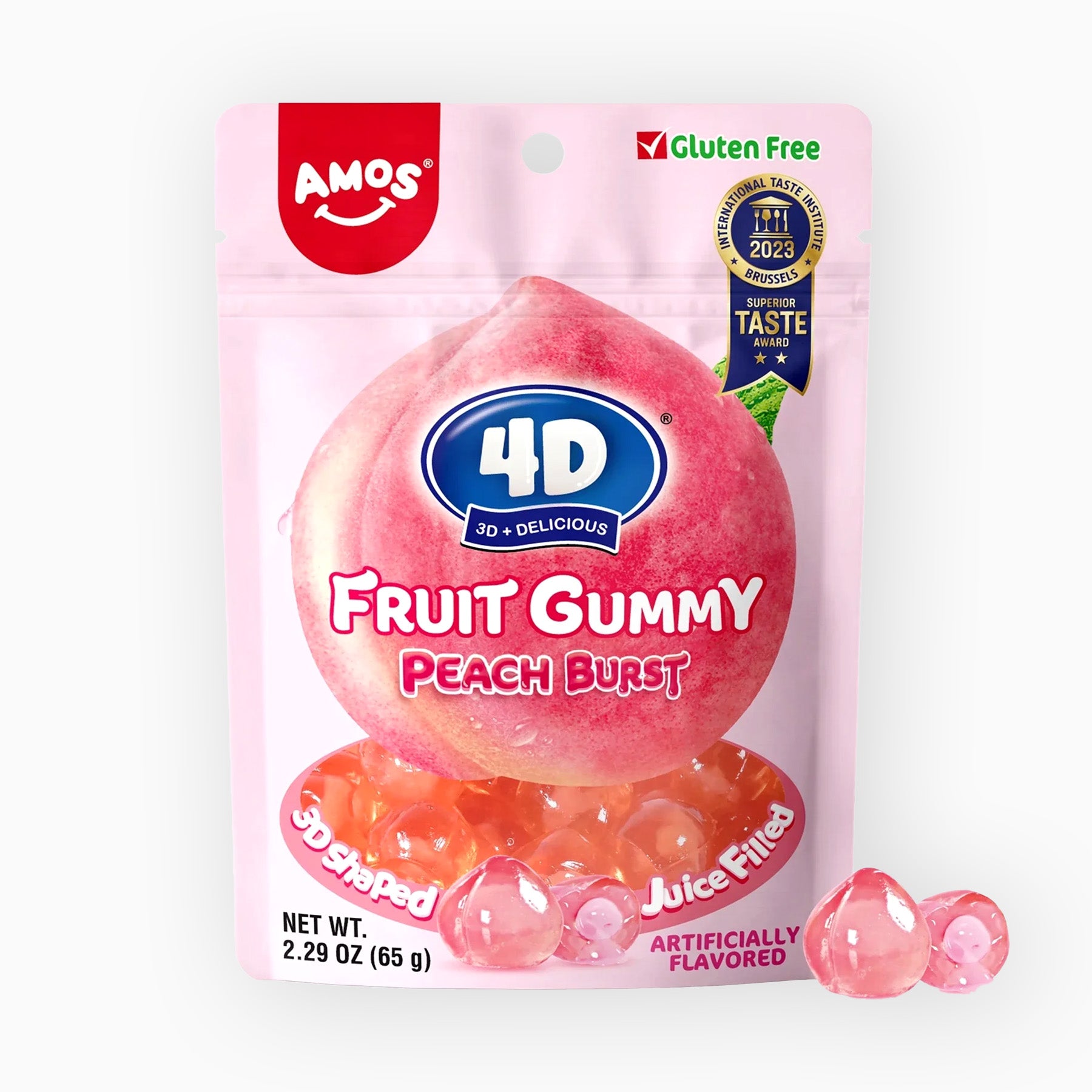 4D Fruit Gummy Peach Burst