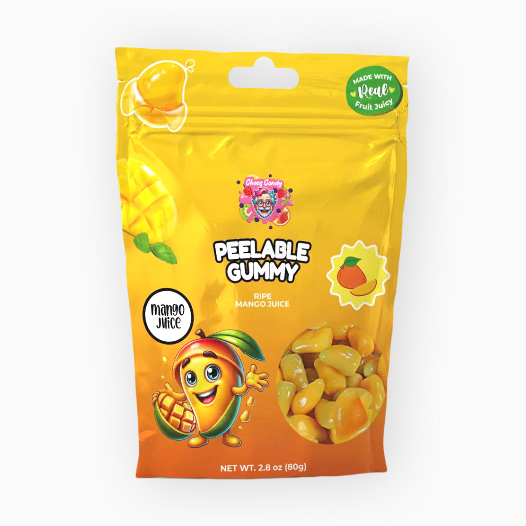 Peeleable Gummy Mango Juice