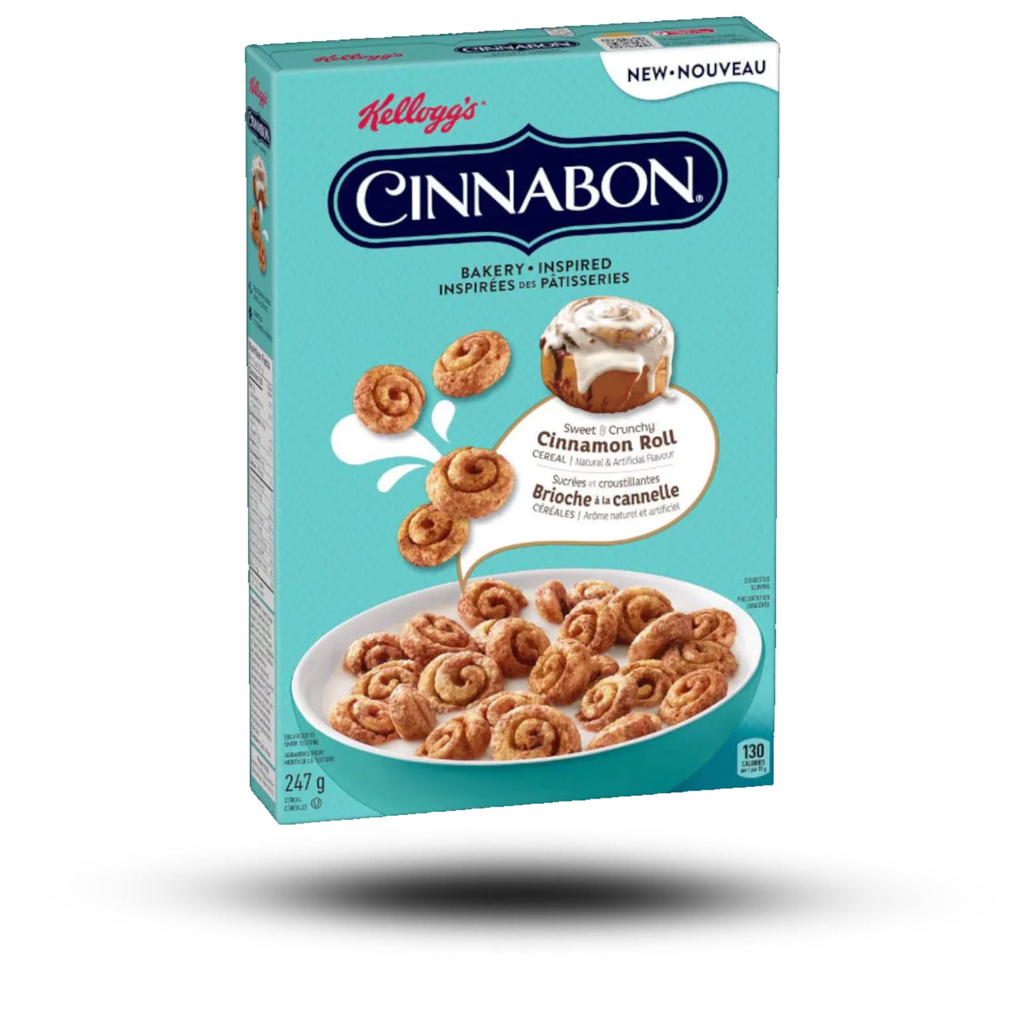 Kellogg's Cinnabon Cinnamon Roll Cereal 247g