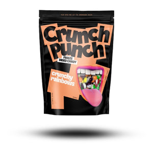 Crunch Punch Freeze Dried Candy Crunchy Rainbows 100g