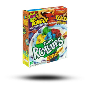 Fruit Roll-Ups Tongue Tattoos Blastin Berry Hot Colors 141g