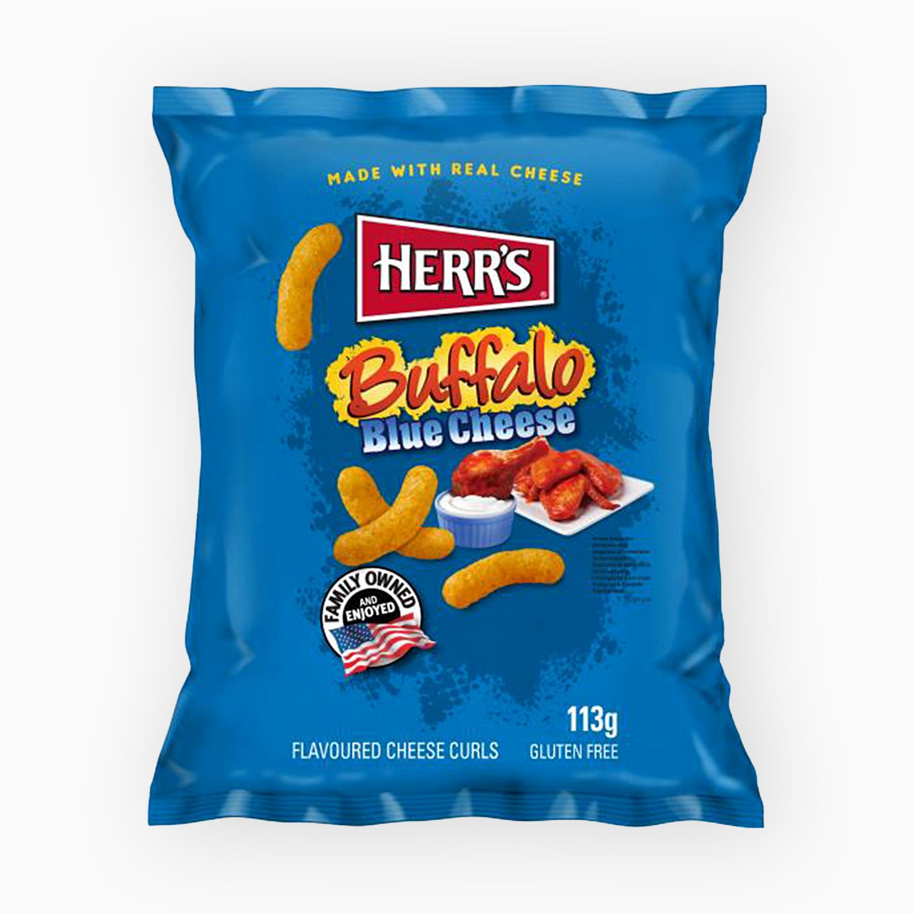 Buffalo Blue Cheese Curls