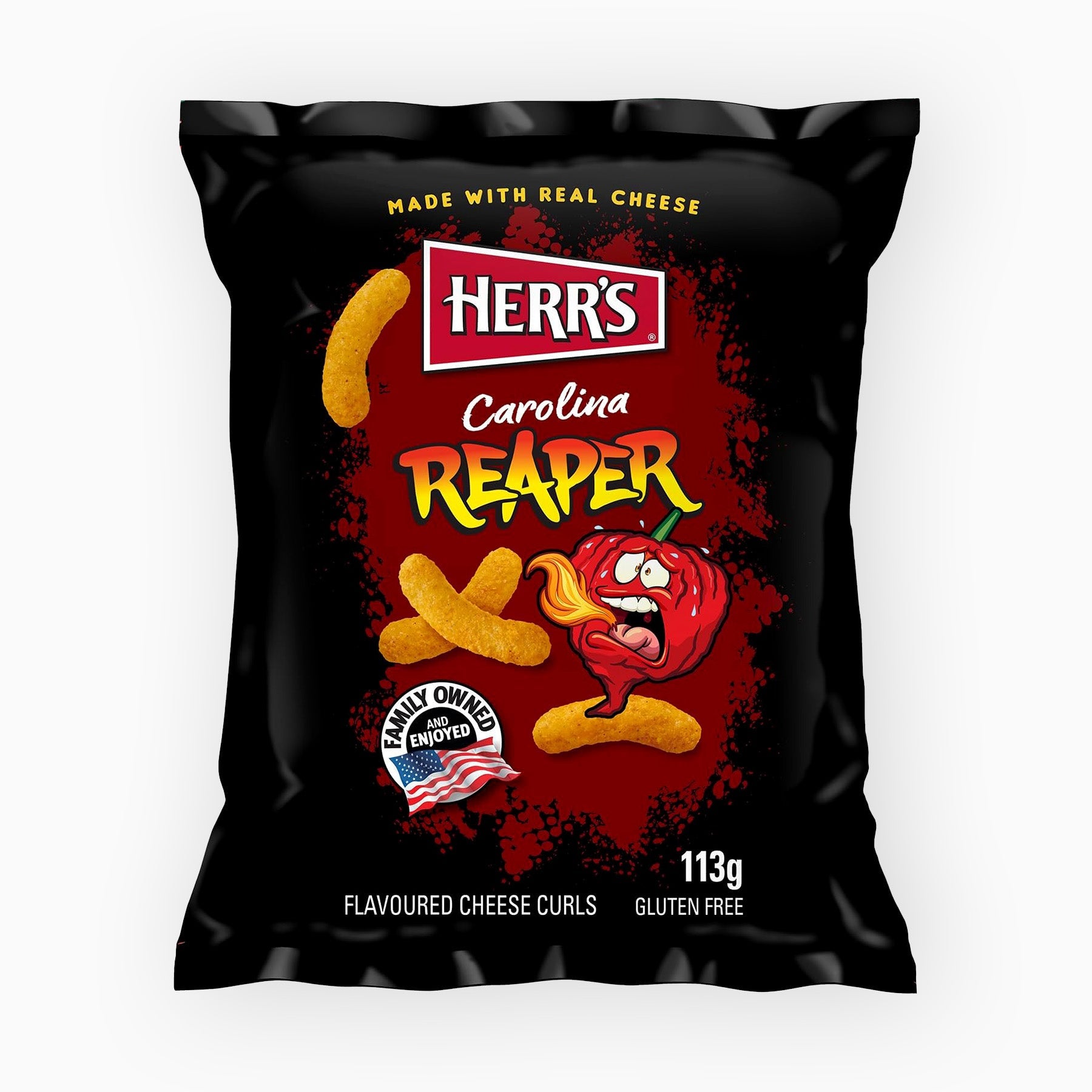Carolina Reaper Cheese Curls