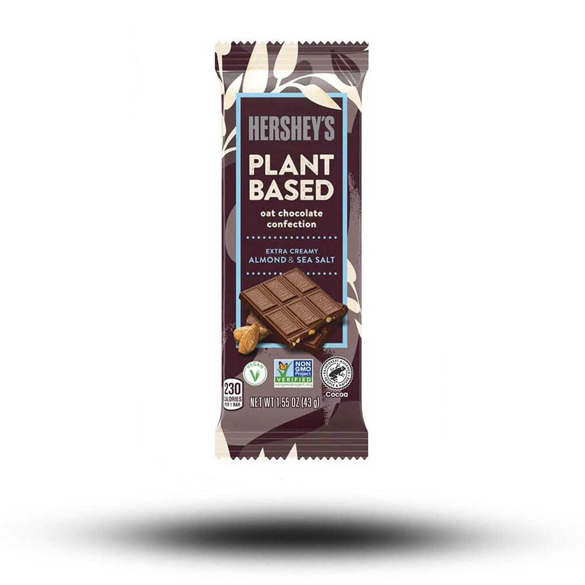 Hersheys Plant Based Chocolate Almond & Sea Salt 44g