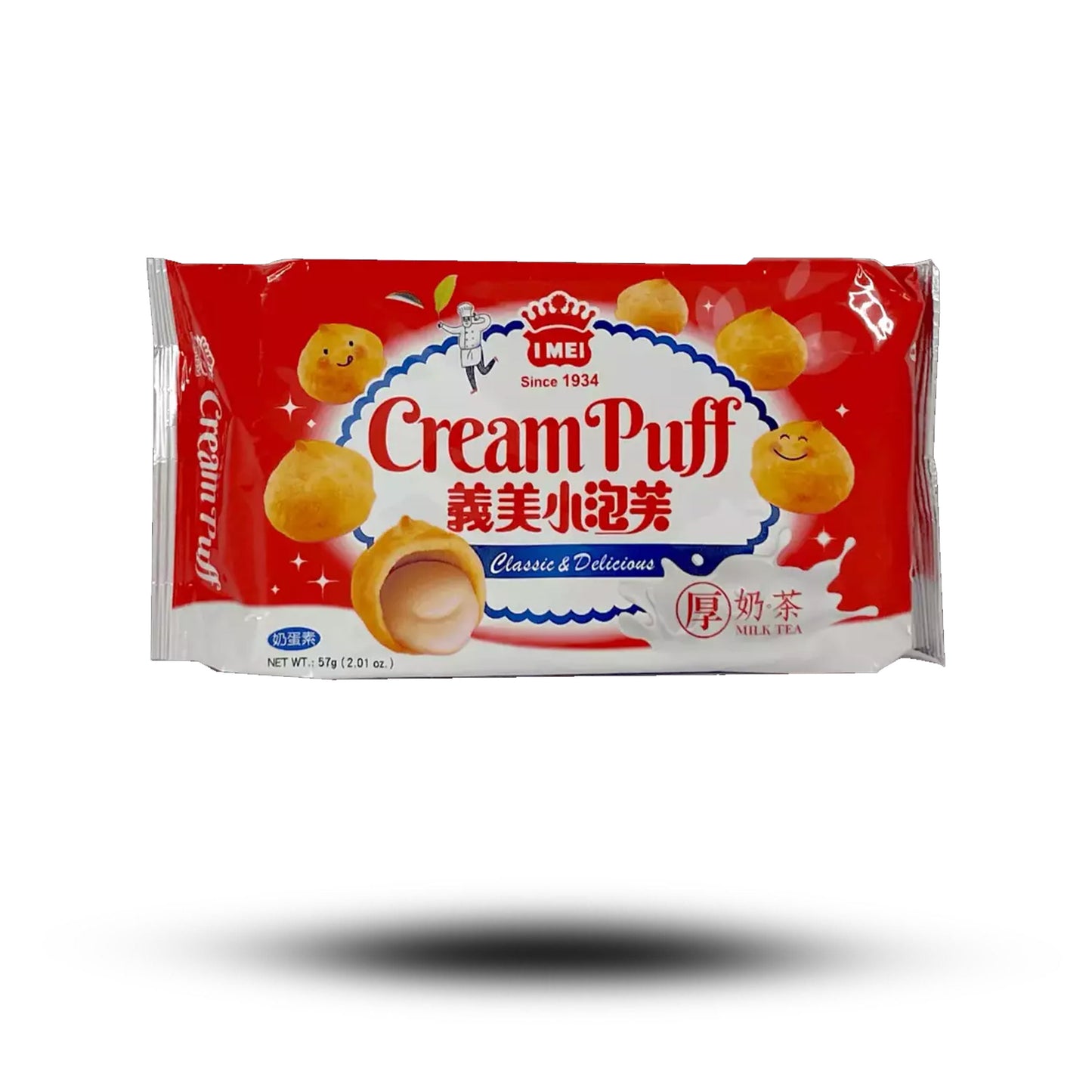 Imei Cream Puff Milk Tea 57g