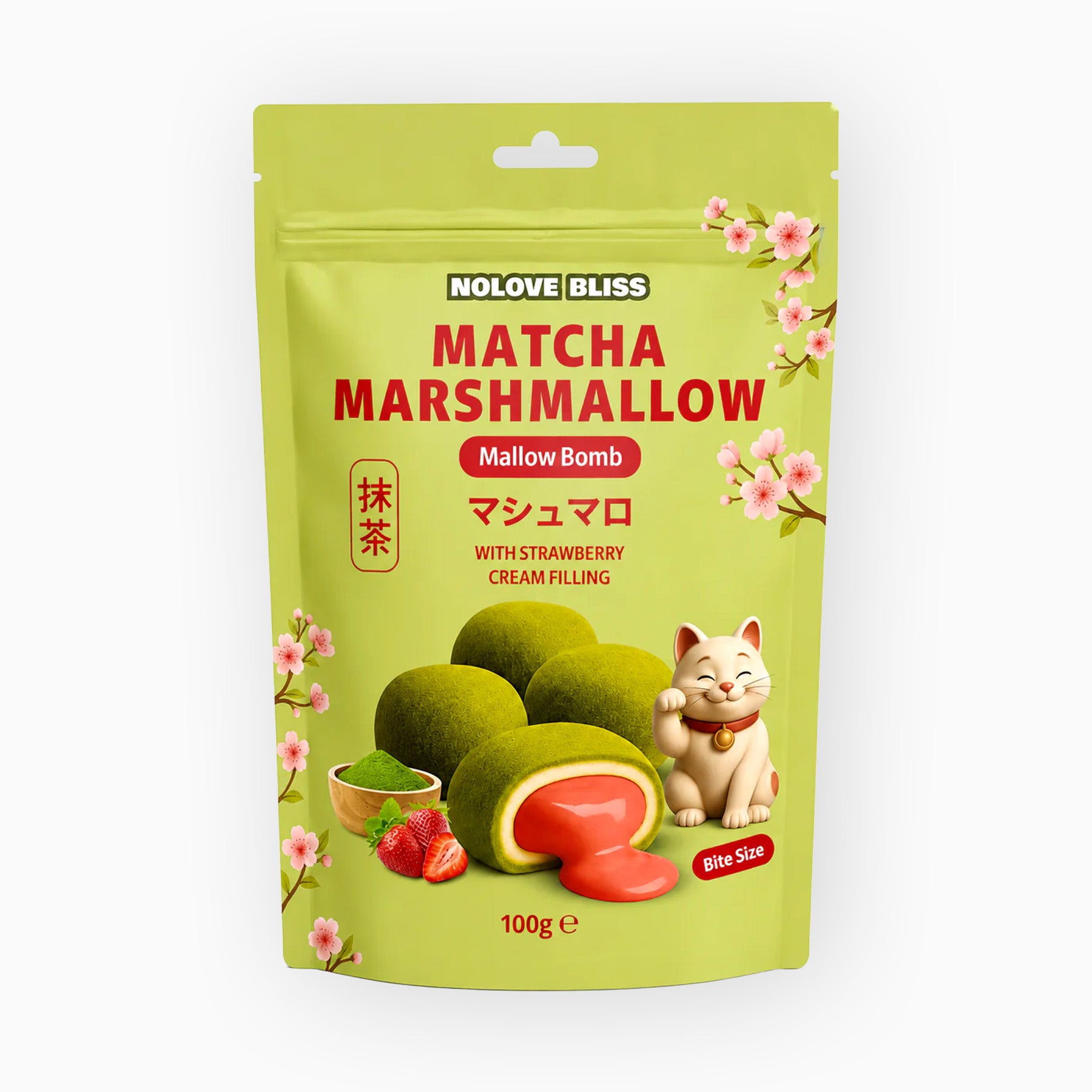 Marshmallow Matcha & Strawberry Cream