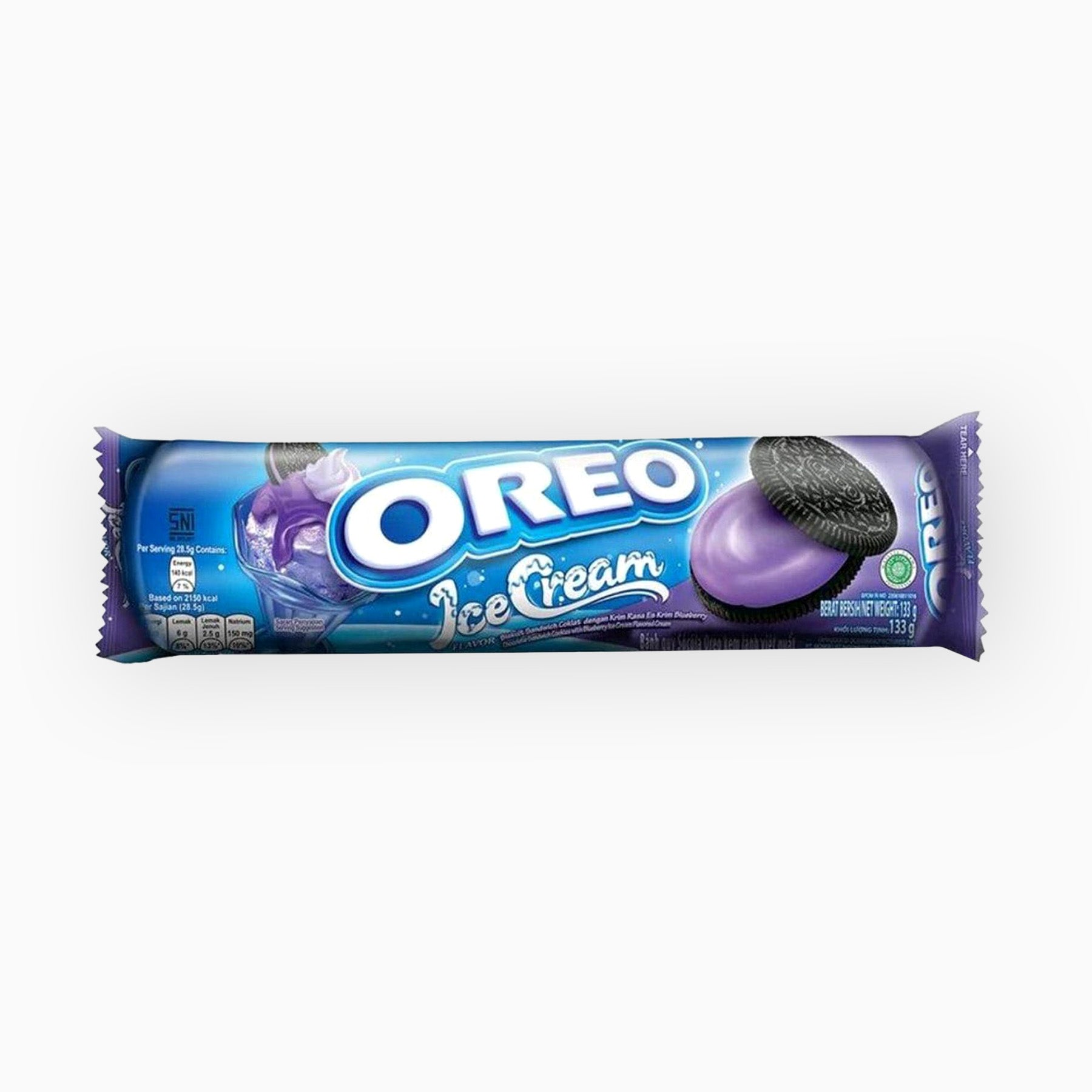 Blueberry Ice Cream Roll