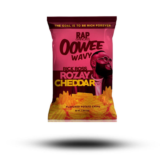 Rap Snacks Oowee Wavy Rick Ross Roozay Cheddar 71g