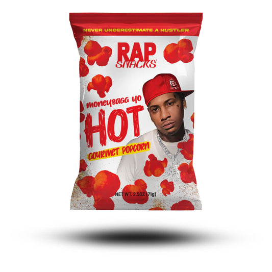 Rap Snacks MoneyBagg Yo Hot Gourmet Popcorn 71g