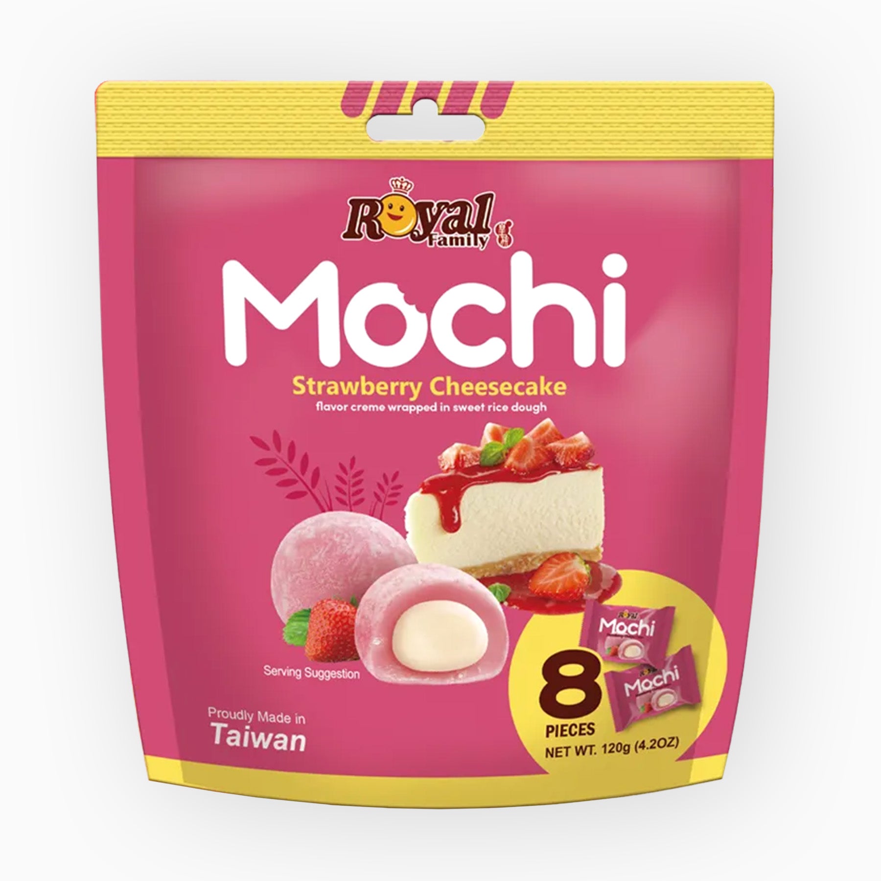 Mochi Strawberry Cheesecake