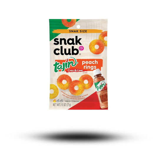 Snack Club Tajin Peach Rings 71g