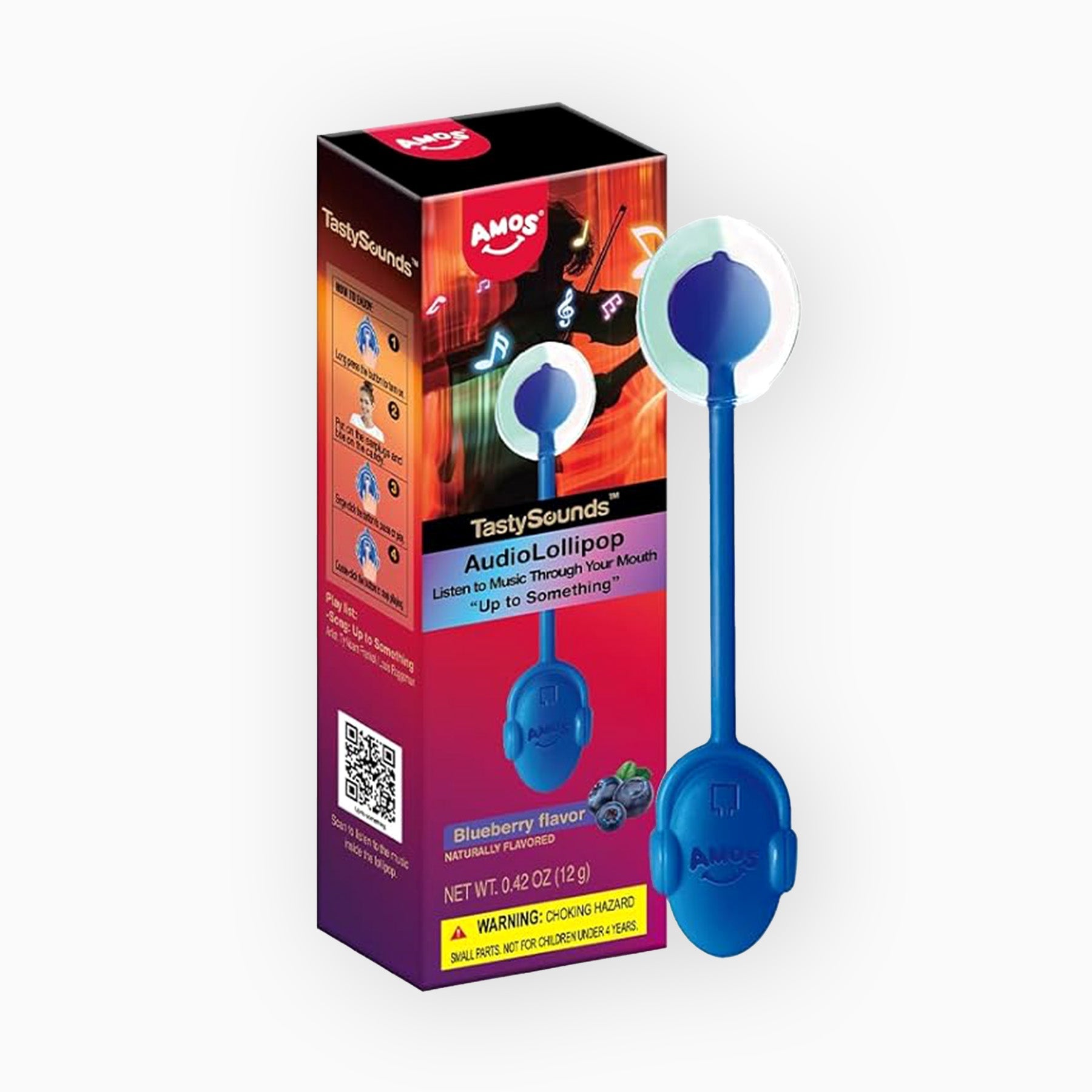 Tasty Sounds Music Lollipop Blueberry Rock