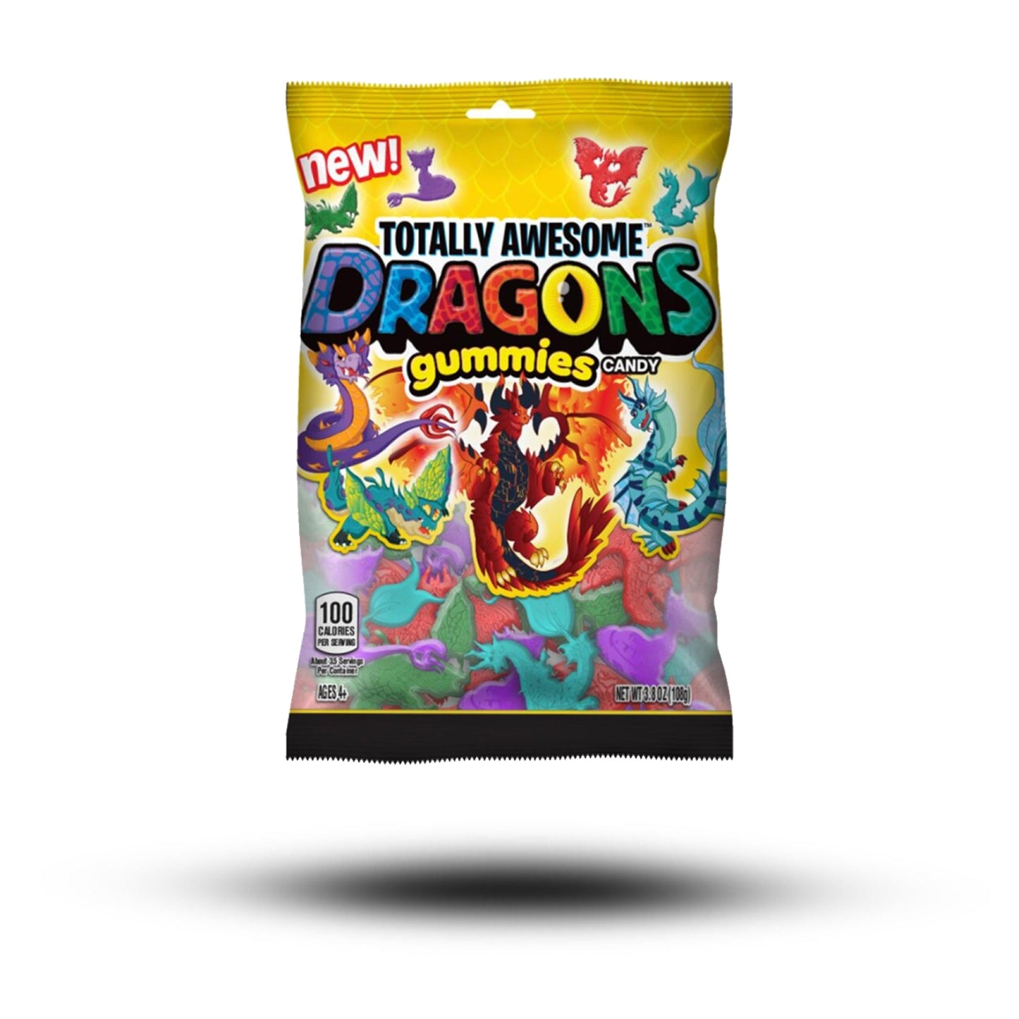 Topps Totally Awesome Dragons Gummies 108g MHD:03.03.23