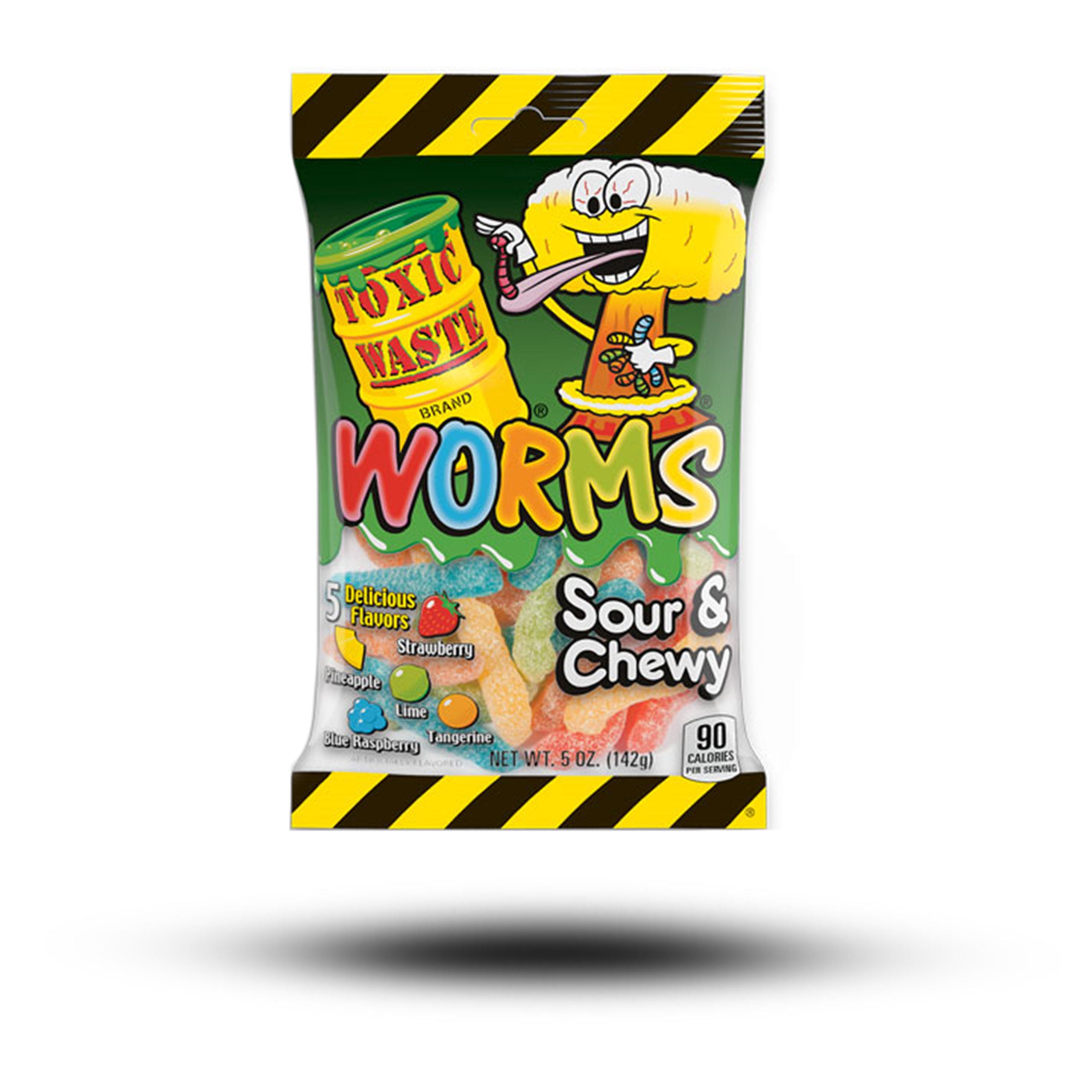 Toxic Waste Sour Gummy Worms 142g