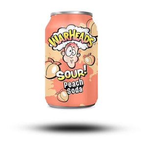 Warheads Sour Peach Soda 355ml