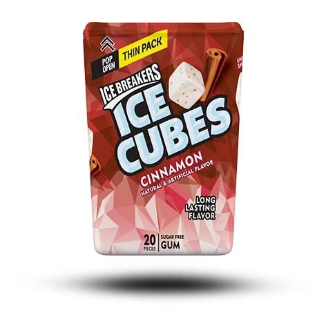 Ice Breakers Ice Cubes Cinnamon 20 Pieces 50g