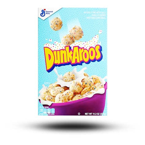 DunkAroos Vanilla Flavored & Sweetened Corn Cereals 320g