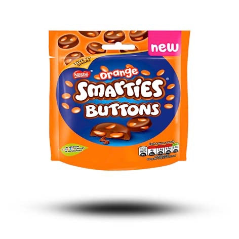 Orange Smarties Buttons 85g