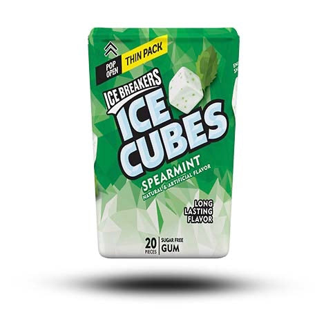 Ice Breakers Ice Cubes Spearmint 20 Pieces 50g