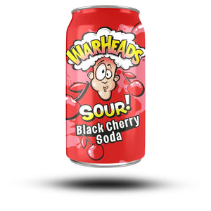 Warheads Sour Black Cherry Soda 355ml