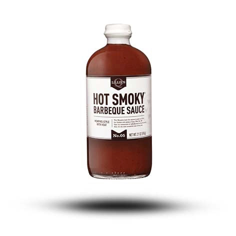 Lillies Hot Smoky Barbeque Sauce 595g