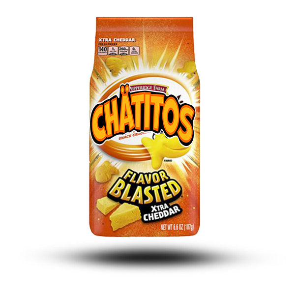 Tätitos Crackers Flavor Blasted Xtra Cheddar 187g