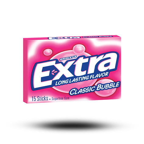 Classic Bubble Extra Gum 15 Sticks 37,5g
