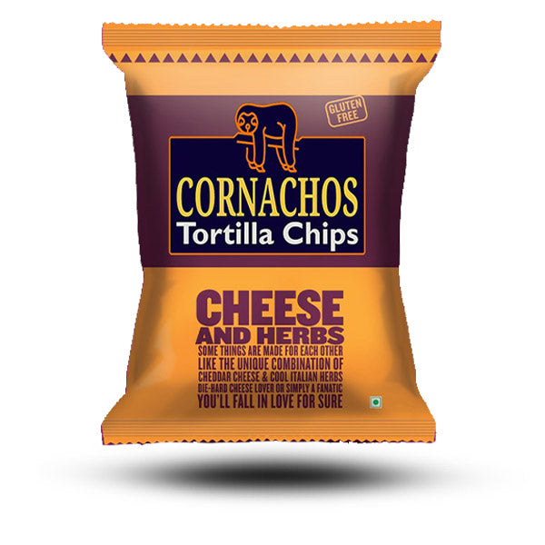 Cornachos Tortilla Chips Cheese and Herbs 60g