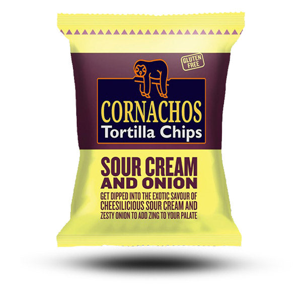 Cornachos Tortilla Chips Sour Cream and Onion 60g