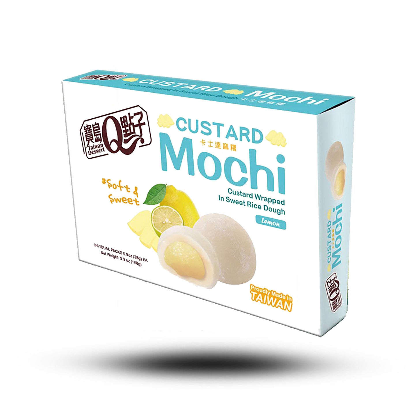 Custard Mochi Lemon 168g