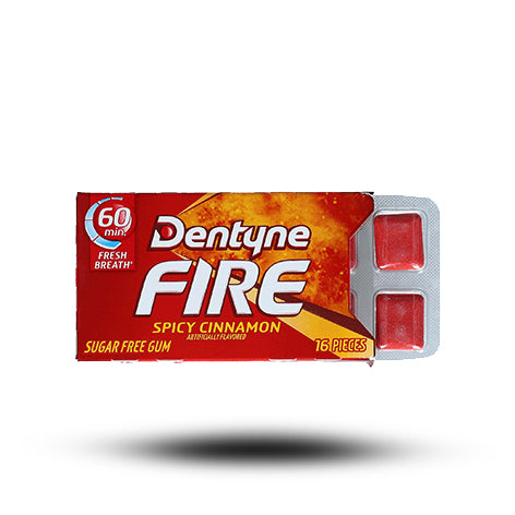 Dentyne Fire Spicy Cinnamon 16 pieces 48g