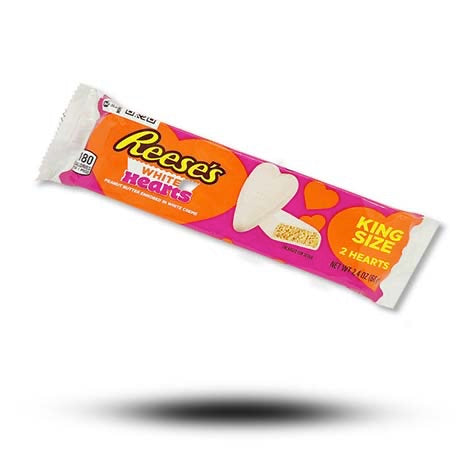 Reeses White Hearts 68g