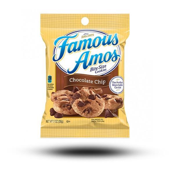 Süßigkeiten aus aller Welt, amerikanische Süßigkeiten, Süßigkeiten bestellen, Sweets online, internationale Süßigkeiten, Kekse und Kuchen aus aller Welt, American Sweets, Famous Amos Chocolate Chip Bite Size Cookies