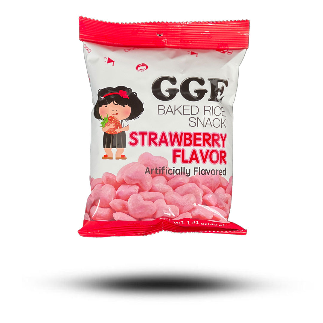 GGE Baked Rice Snack Strawberry 40g
