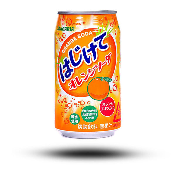 Getränke aus aller Welt, japanische Getränke, asiatische Getränke, Hajikete Orange Soda
