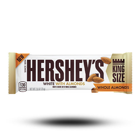 Hersheys White with whole Almonds 73g