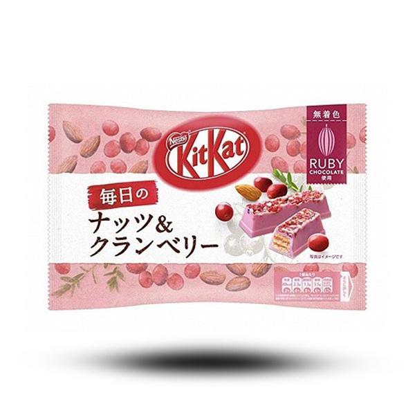 Süßigkeiten aus aller Welt, asiatische Süßigkeiten, japanische Süßigkeiten, internationale Süßigkeiten, Süßigkeiten bestellen, Sweets online, japanische Schokolade, Kitkat Ruby Chocolate Rich Cranberry & Nut