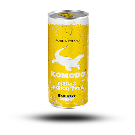 Komodo Mango & Passion Fruit Energy Drink 250ml