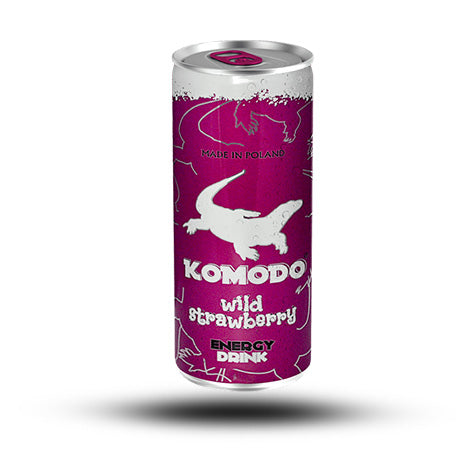 Komodo Wild Strawberry Energy Drink 250ml