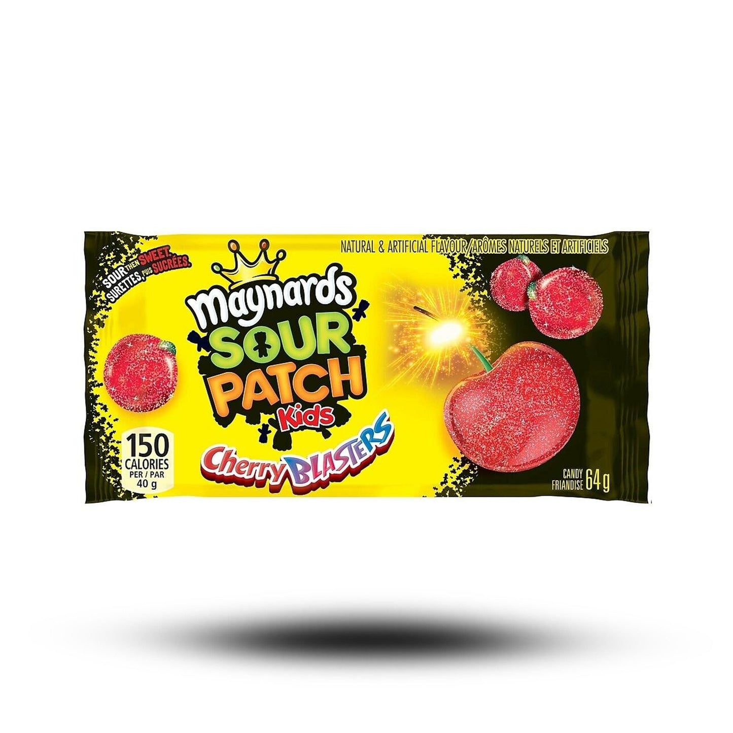 Maynards Sour Patch Sour Cherry Blasters 64g