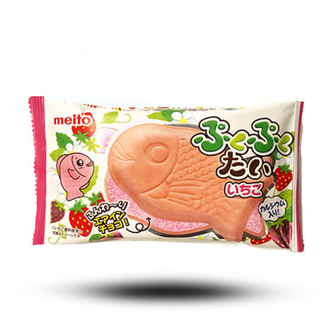 Meito Sweet Filled Fishes Strawberry 16,5g