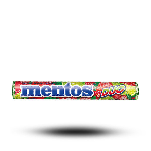 Mentos Duo Erdbeere Limette 38g