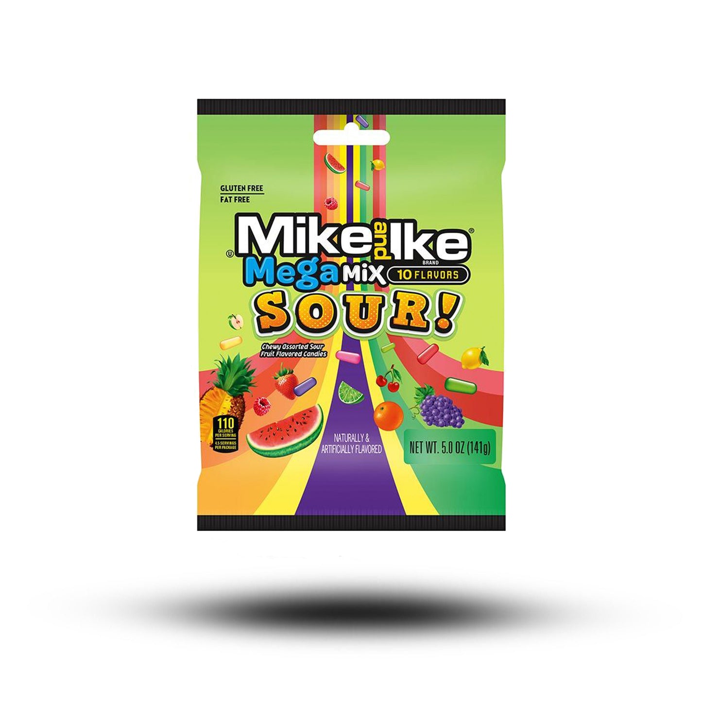 Mike & Ike Mega Mix Sour Bag 141g