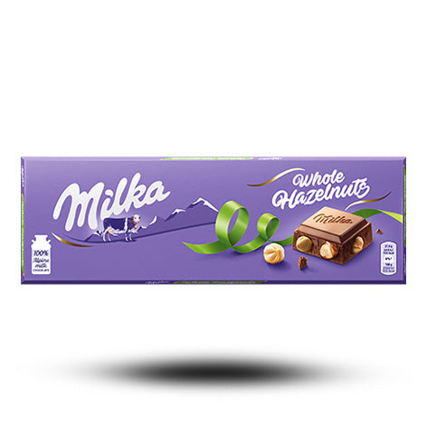 MILKA Whole Hazelnuts Chocolate 250g