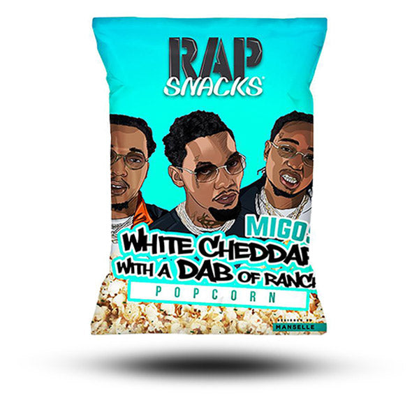Rap Snacks Migos White Cheddar Popcorn 78g
