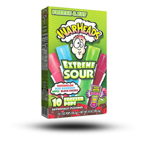 Warheads Extreme Sour 10 Freezer Pops Wassereis 283,5g