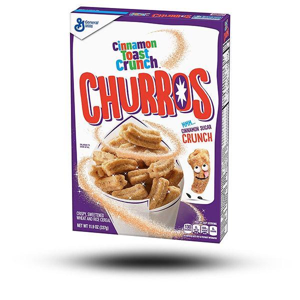 Süßigkeiten aus aller Welt, amerikanische Süßigkeiten, internationale Süßigkeiten, Süßigkeiten bestellen, Sweets online, amerikanische Cereals, amerikanische Cornflakes, Cinnamon Toast Crunch Churros 