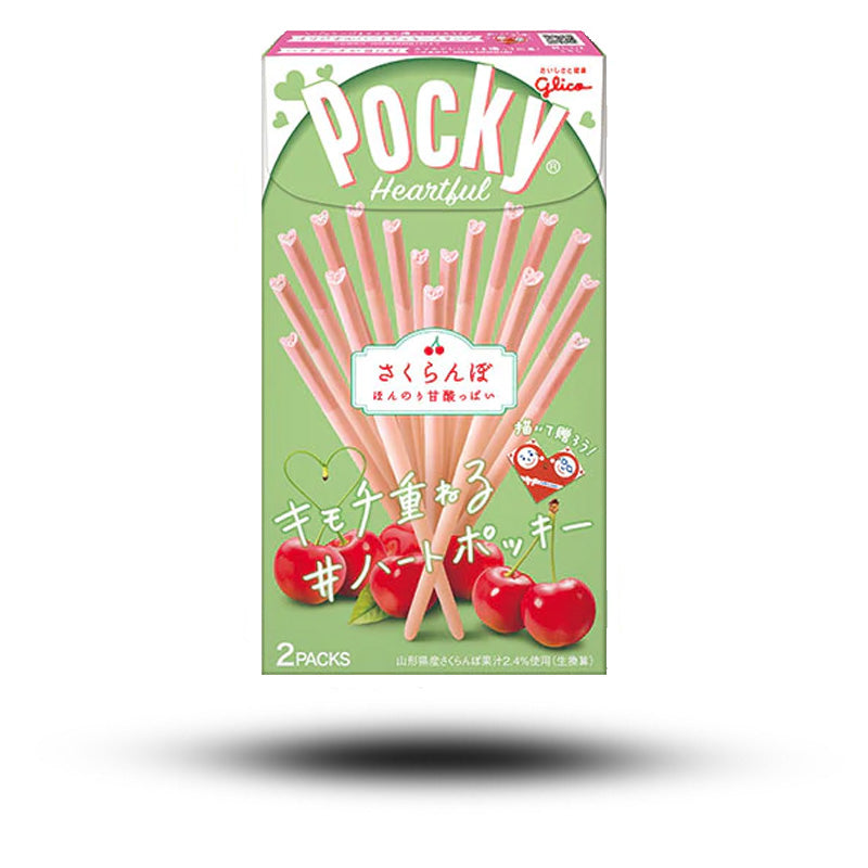 Pocky Heartful Cherry Double Pack 55g