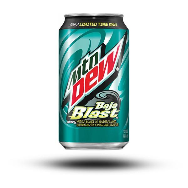 Getränke aus aller Welt, amerikanische Getränke, American Drinks, Drinks aus aller Welt, Mountain Dew Baja Blast