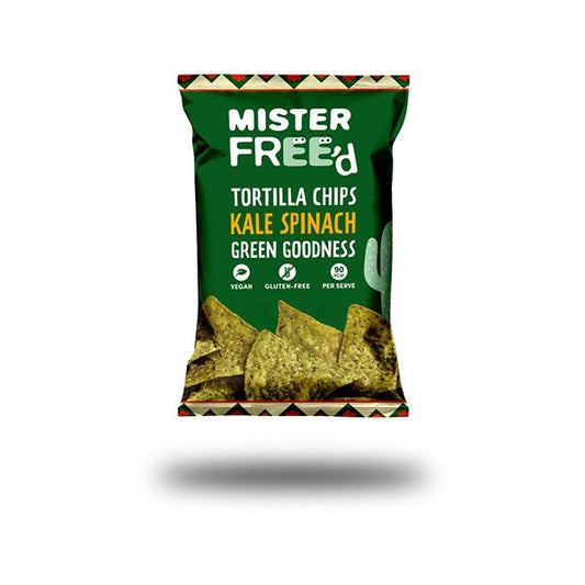 Tortilla Chips - Kale Spinach Green Goodness 135g